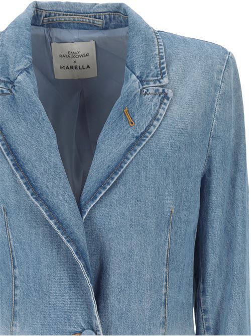 The DENIM blazer - Blue jeans MARELLA | 2513041058200572001